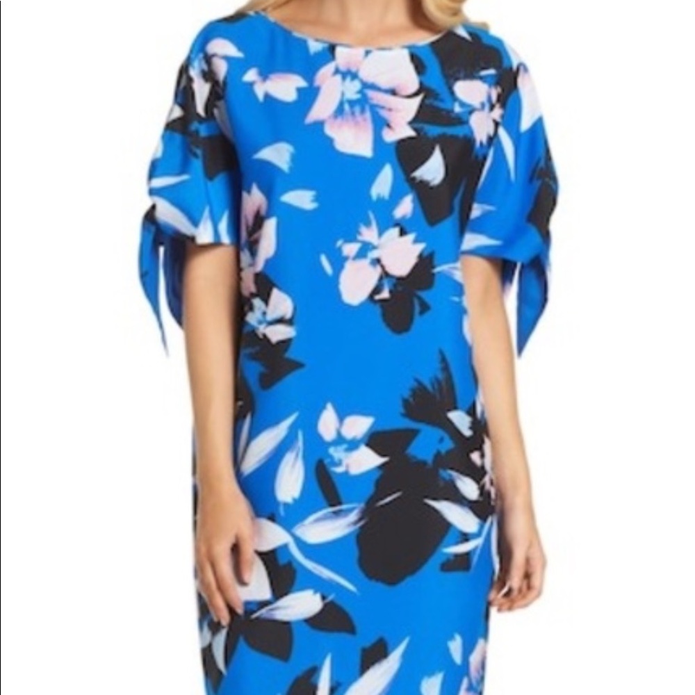 Vince Camuto Cobalt Cold Shoulder Dress 22 NWT